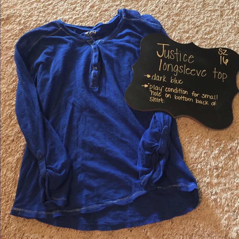 Justice long sleeve top